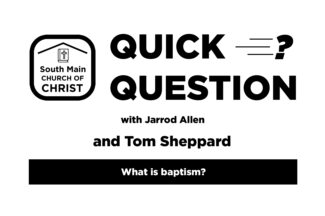 Thumbnail for the post titled: What is baptism?